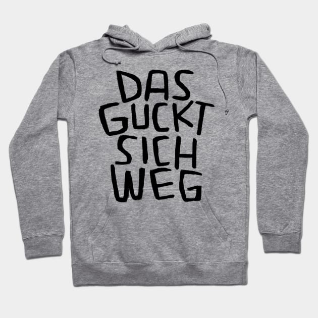 Das guckt sich weg, Lustiger Handwerker Spruch Hoodie by badlydrawnbabe